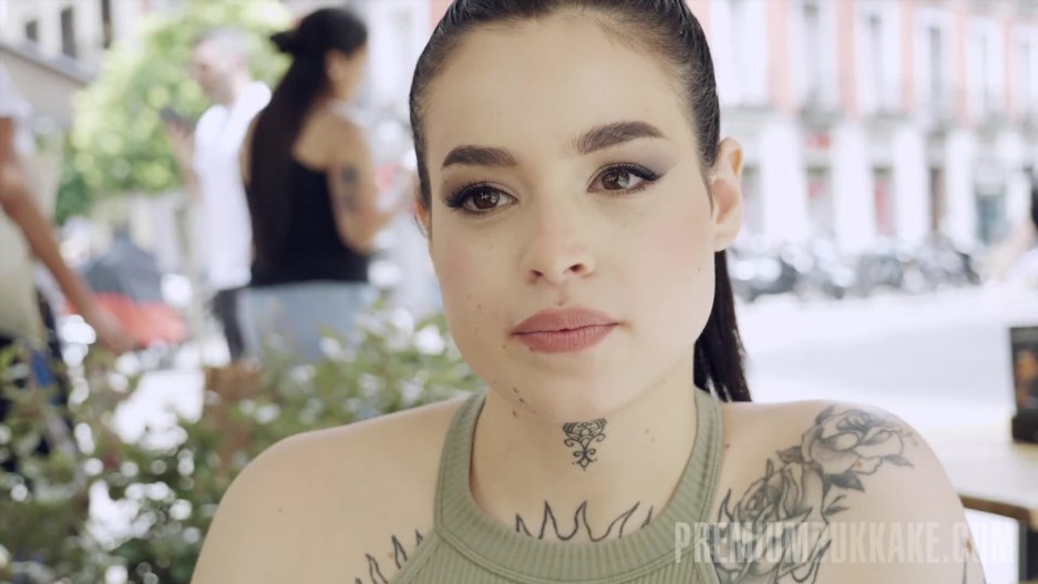 PremiumBukkake - Saba Lapiedra 1 Bukkake Interview FullHD 1080p